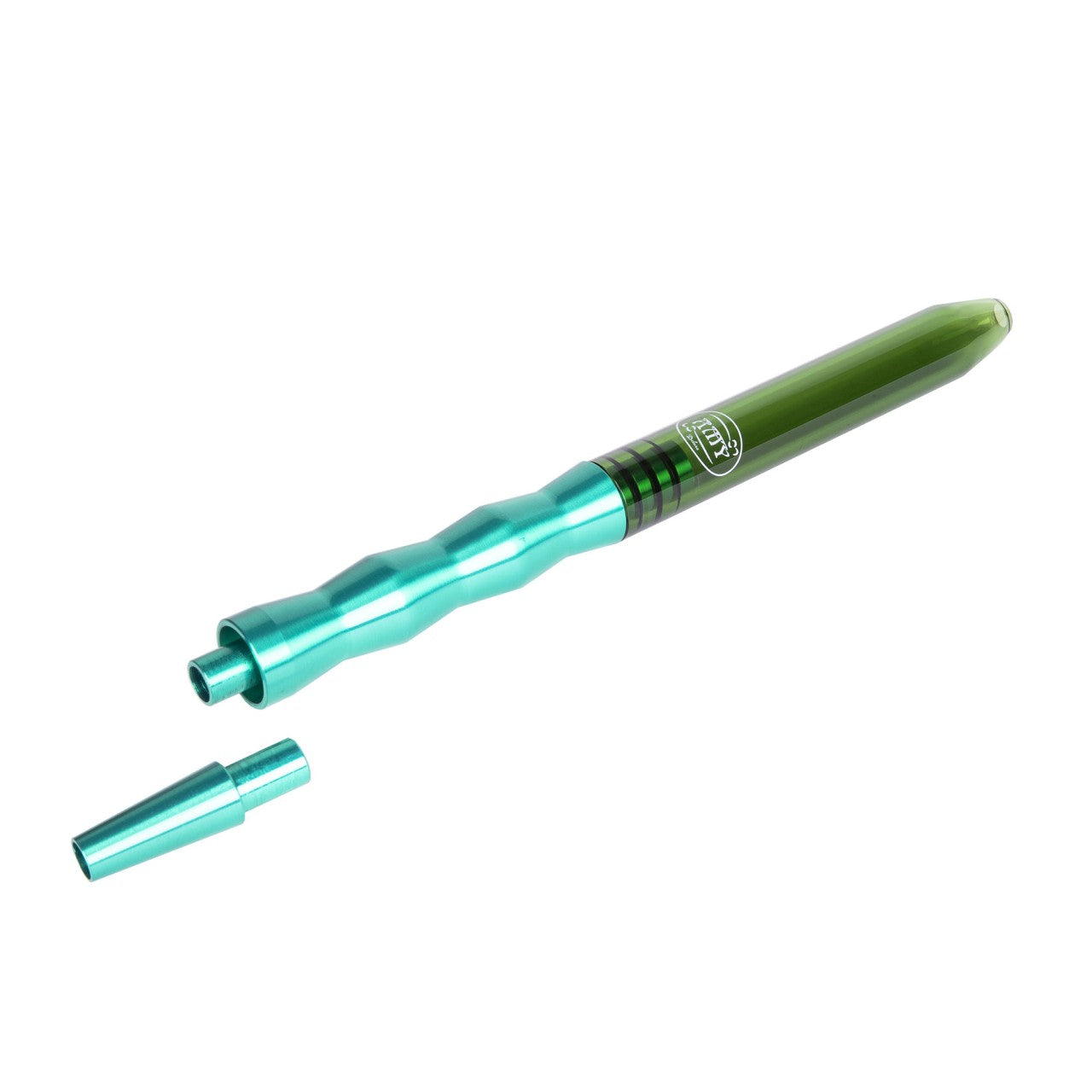 Aluminium-glass mouthpiece