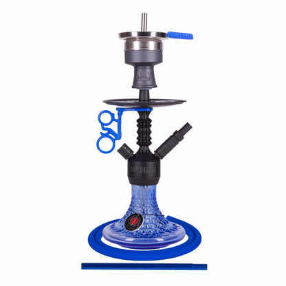 Amy Deluxe German hookah shisha set, 072.03 Alu Antique Berry Mini