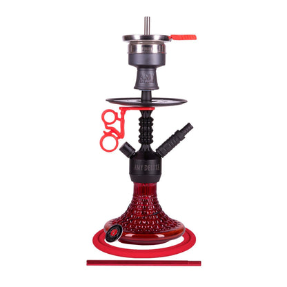 Amy Deluxe German hookah shisha set, 072.03 Alu Antique Berry Mini