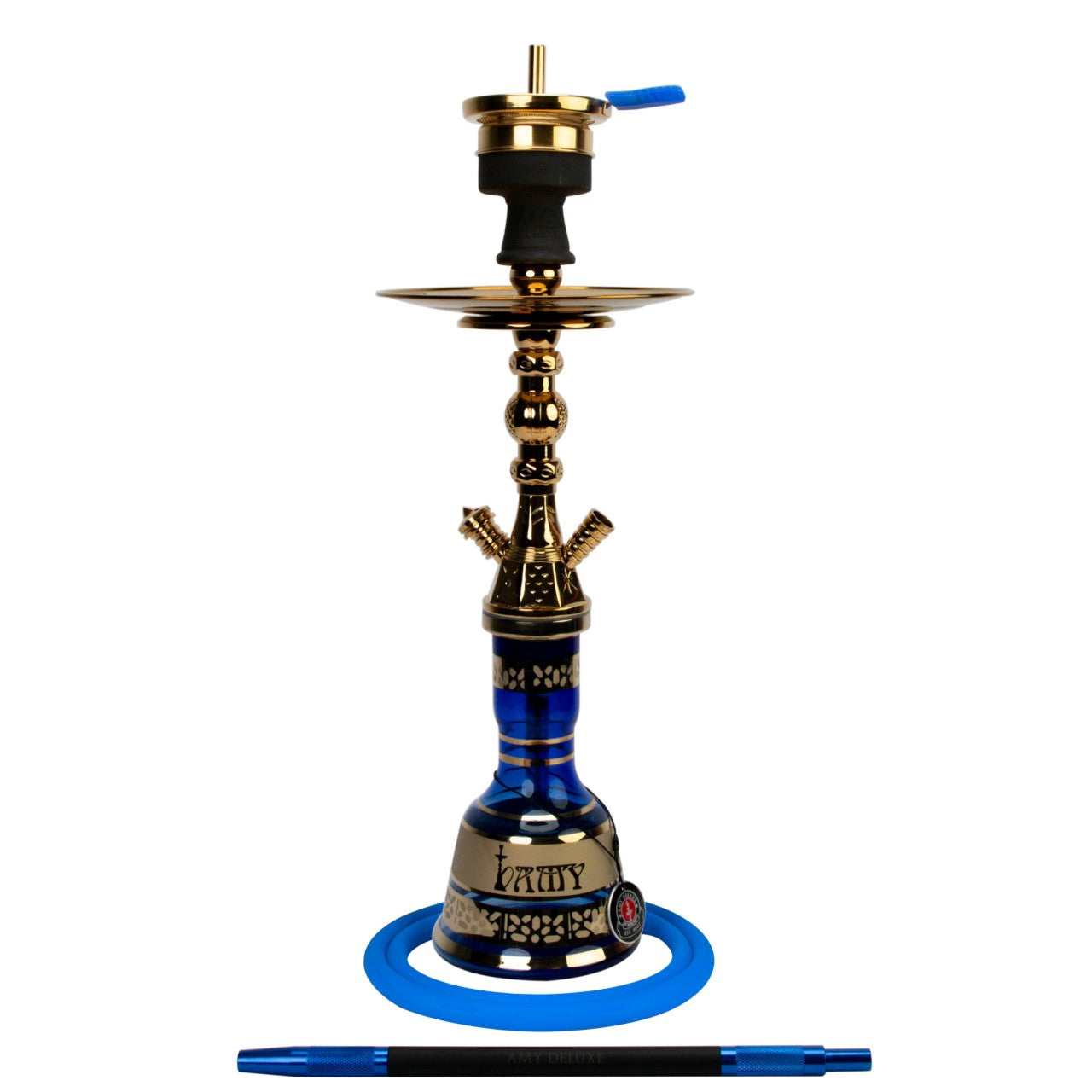 Amy Deluxe German hookah shisha set, Mini Kura 088.02, traditional Egyptian style