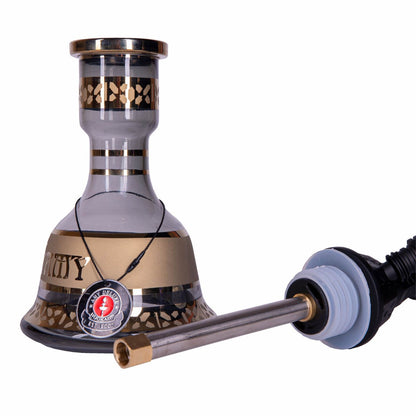Amy Deluxe German hookah shisha set, Mini Harfi 110.02, traditional Egyptian style